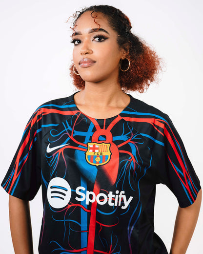 FC BARCELONA PRE-MATCH PATTA JERSEY