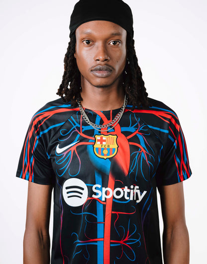 FC BARCELONA PRE-MATCH PATTA JERSEY